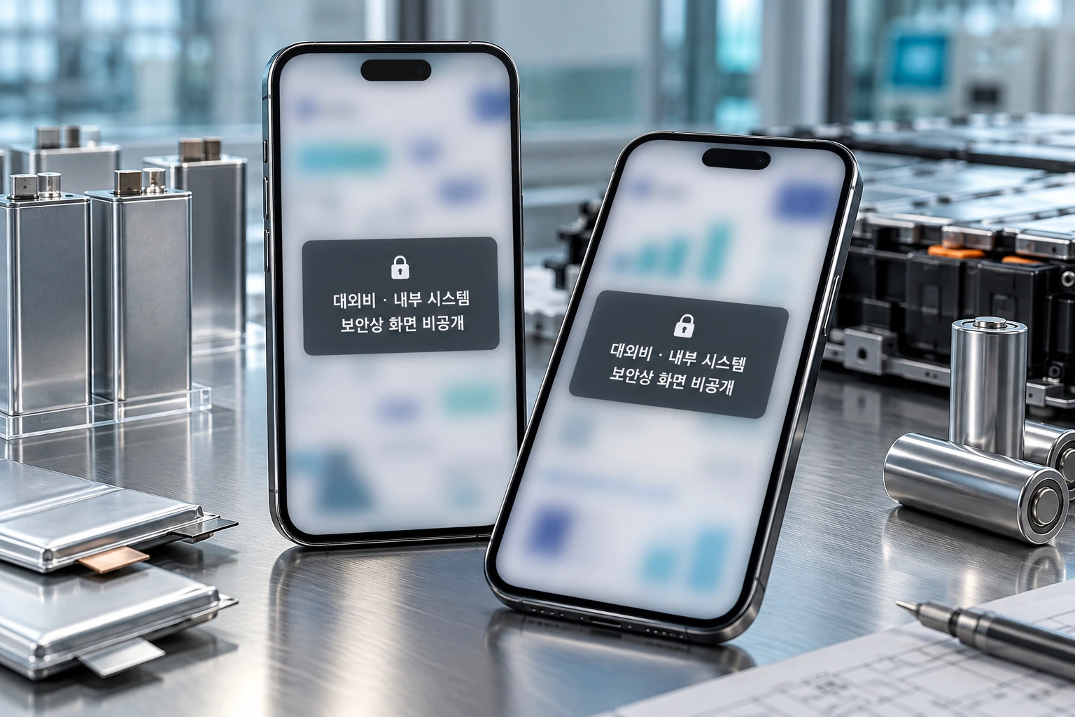 LG에너지솔루션 공정 관리 시뮬레이터 프로젝트 화면