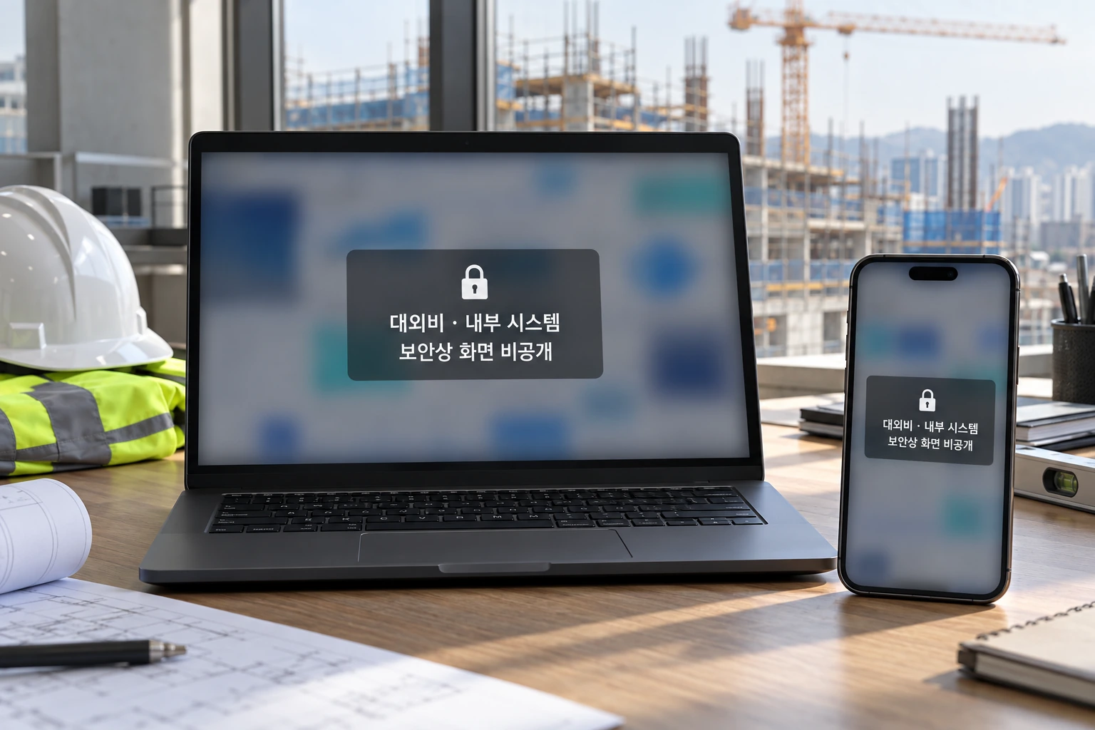 안전지키미 공사안전관리 시스템 프로젝트 화면