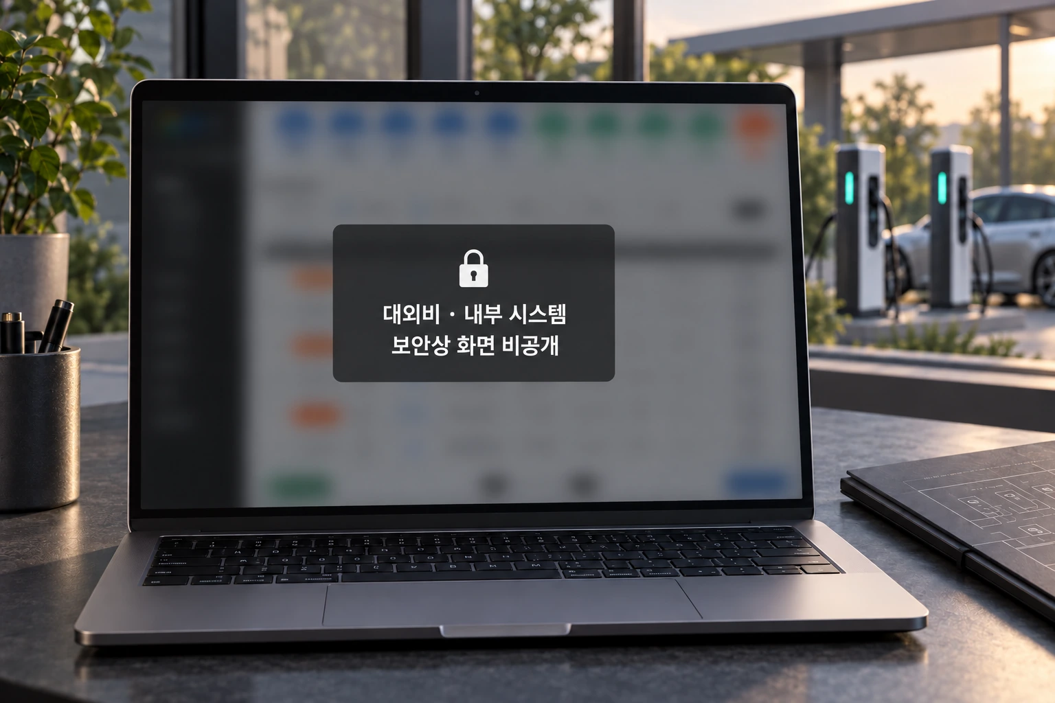 차지비 PMS 프로젝트 화면
