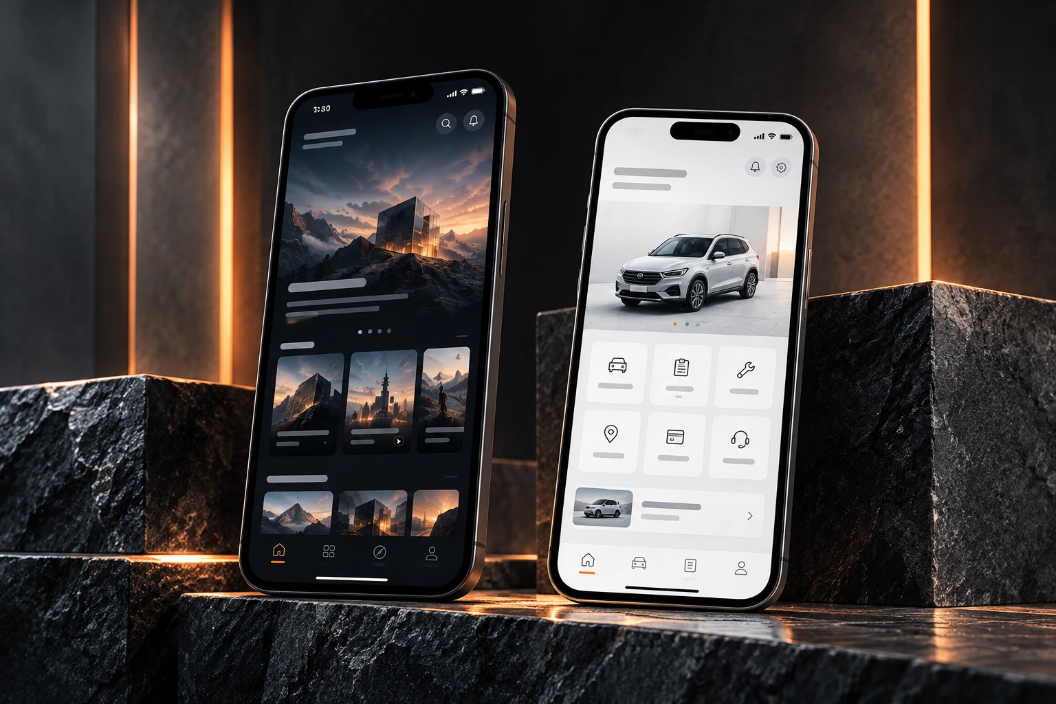Mobile experience 서비스 비주얼